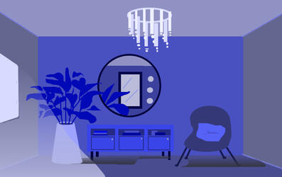 monochromatic interior Kleki Paint Tool monochromatic interior Kleki Paint Tool