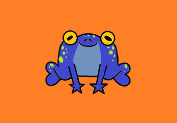 frog using shape tools in MS Paint frog using shape tools in MS Paint