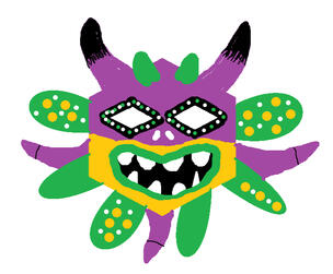 vejigante mask MS Paint vejigante mask MS Paint