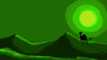 monochromatic landscape MS Paint monochromatic landscape MS Paint