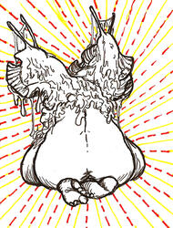 lapas, ink on vellum bristol