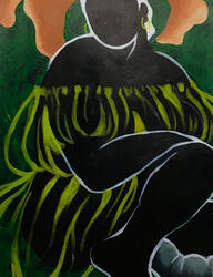 Untitled, acrylic on paper